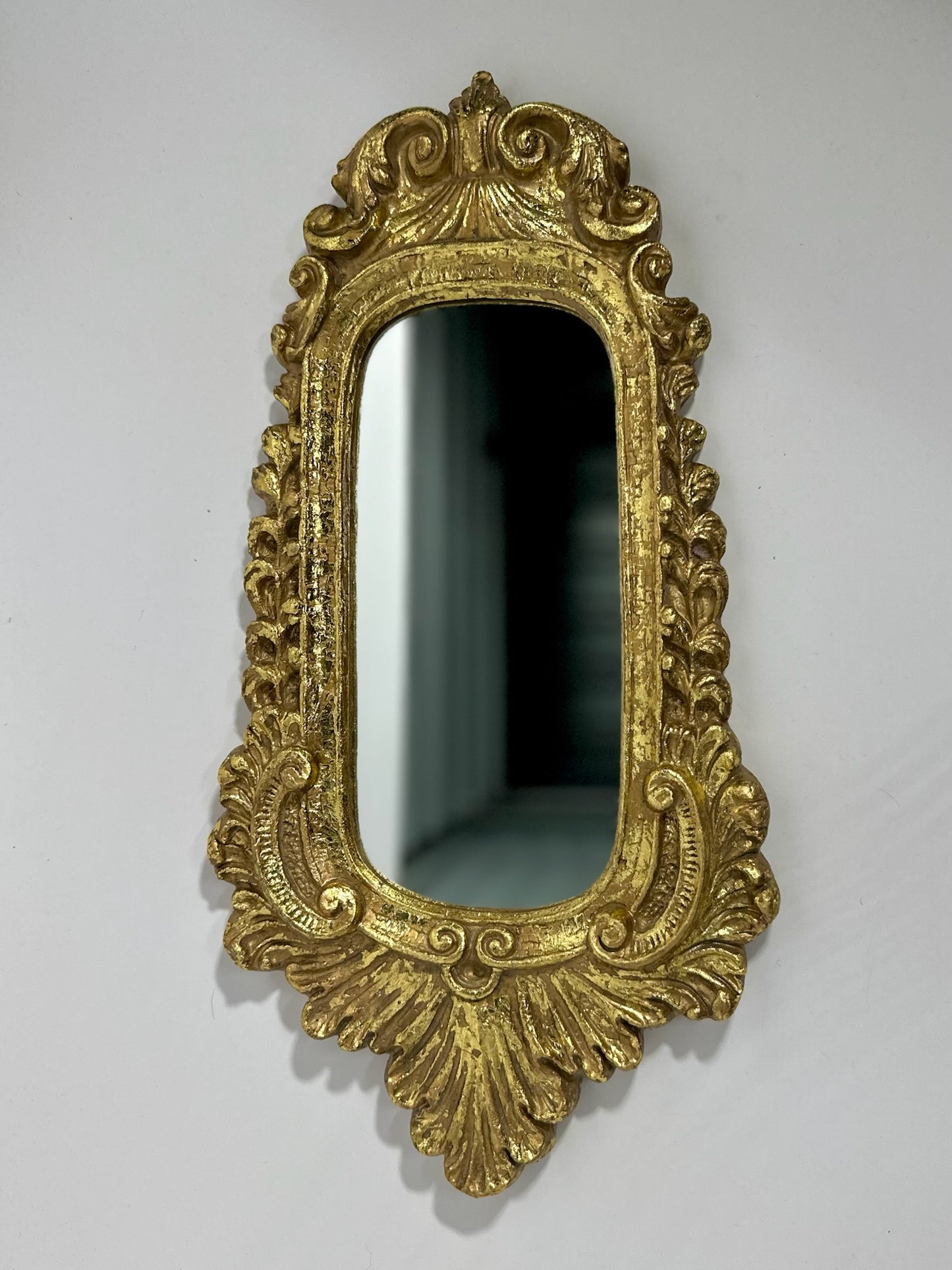 Hollywood Regency Gilt Ornate Mirror