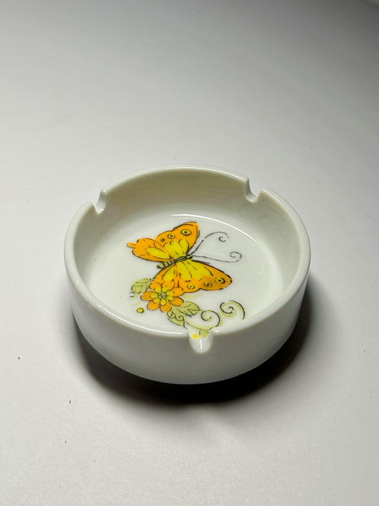 Ceramic Butterfly Ashtray