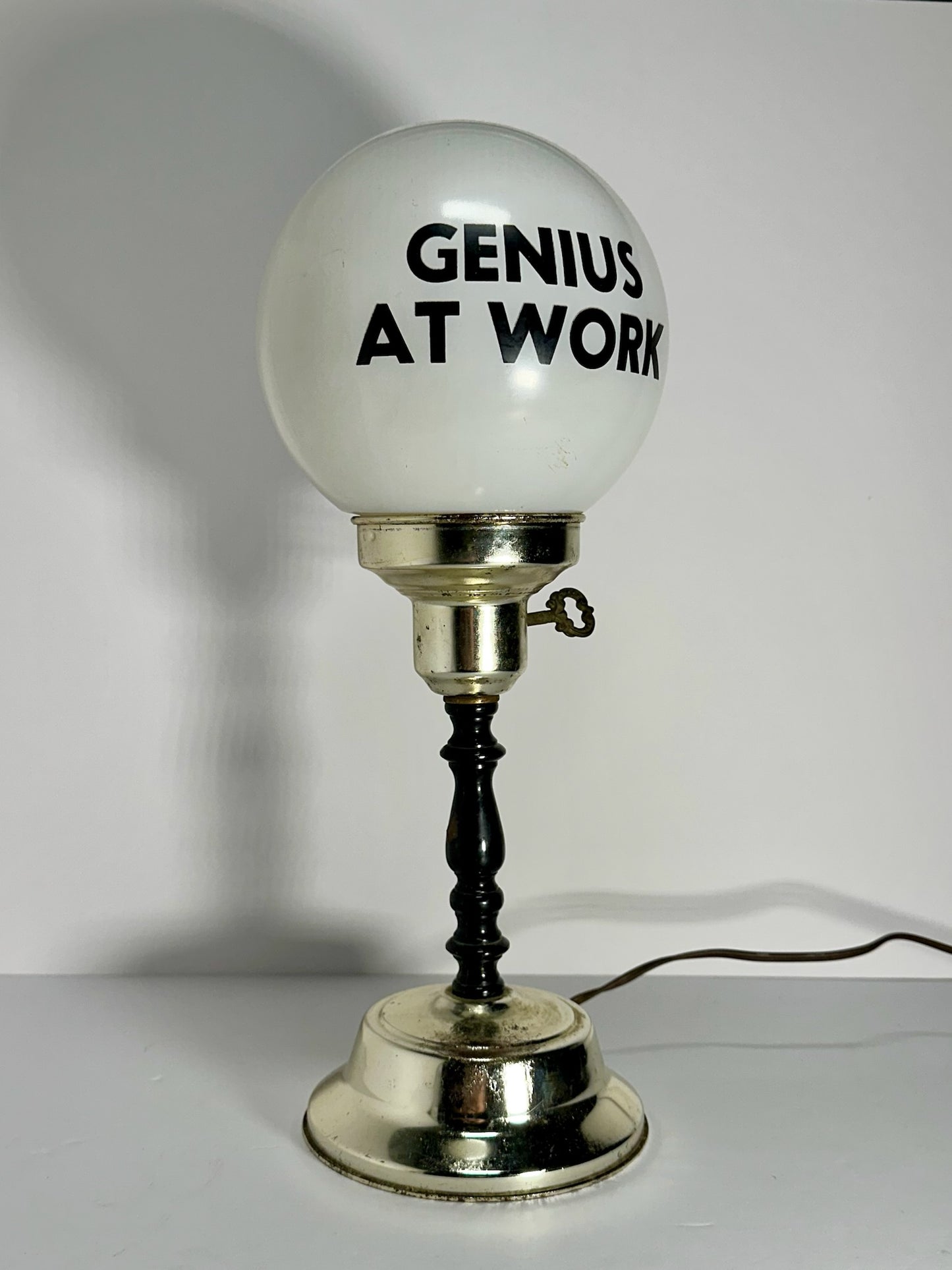 'Genius at Work' Lamp